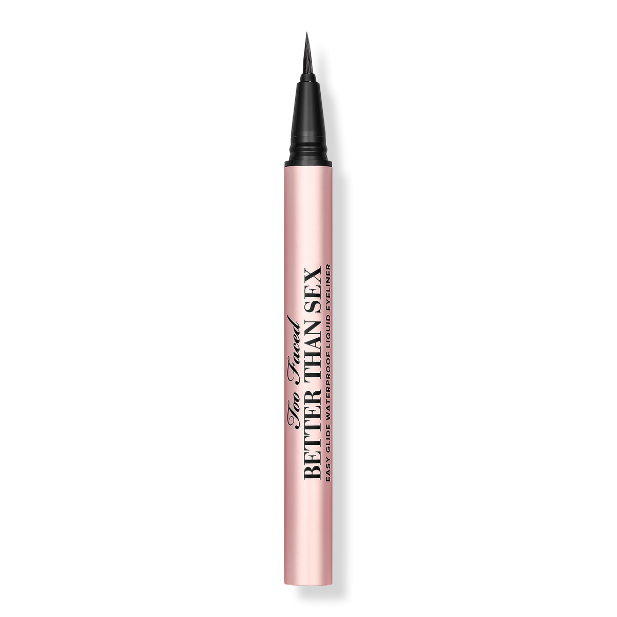 Too Faced Better Than Sex Easy Glide Waterproof Liquid Eyeliner, Intense Black, 0.02 oz
