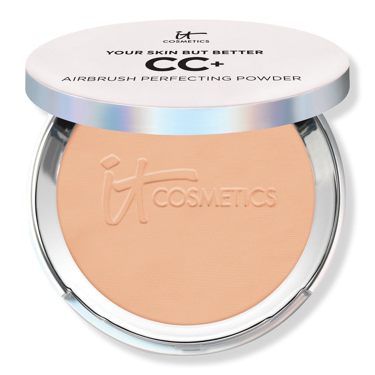 IT Cosmetics CC+ Airbrush Perfecting Powder Foundation, Medium, 0.33 oz
