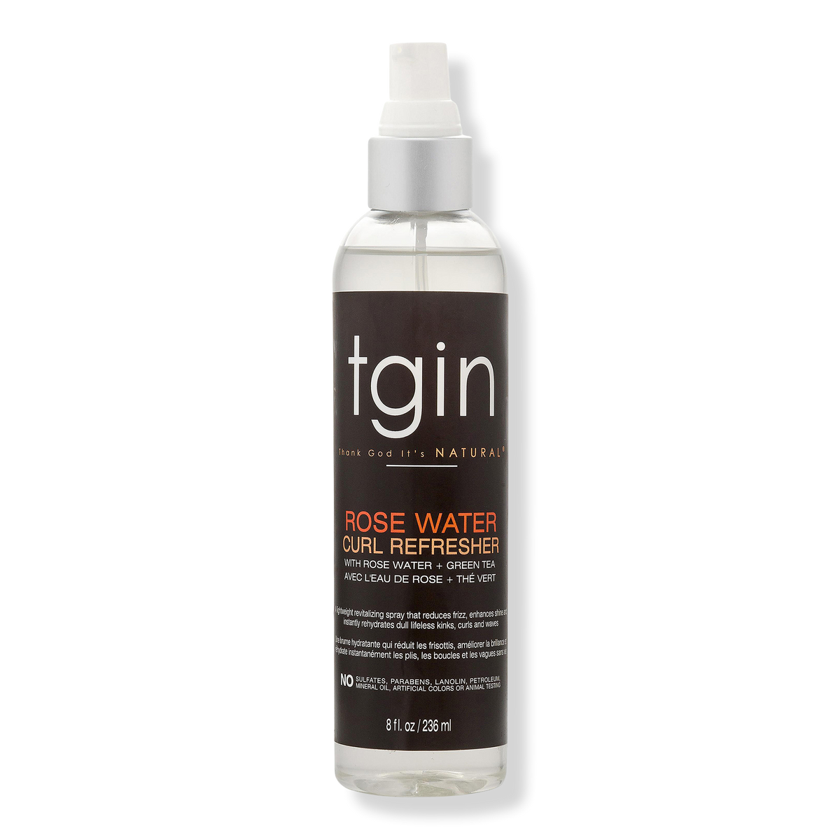 tgin Rose Water Curl Refresher, 8 oz