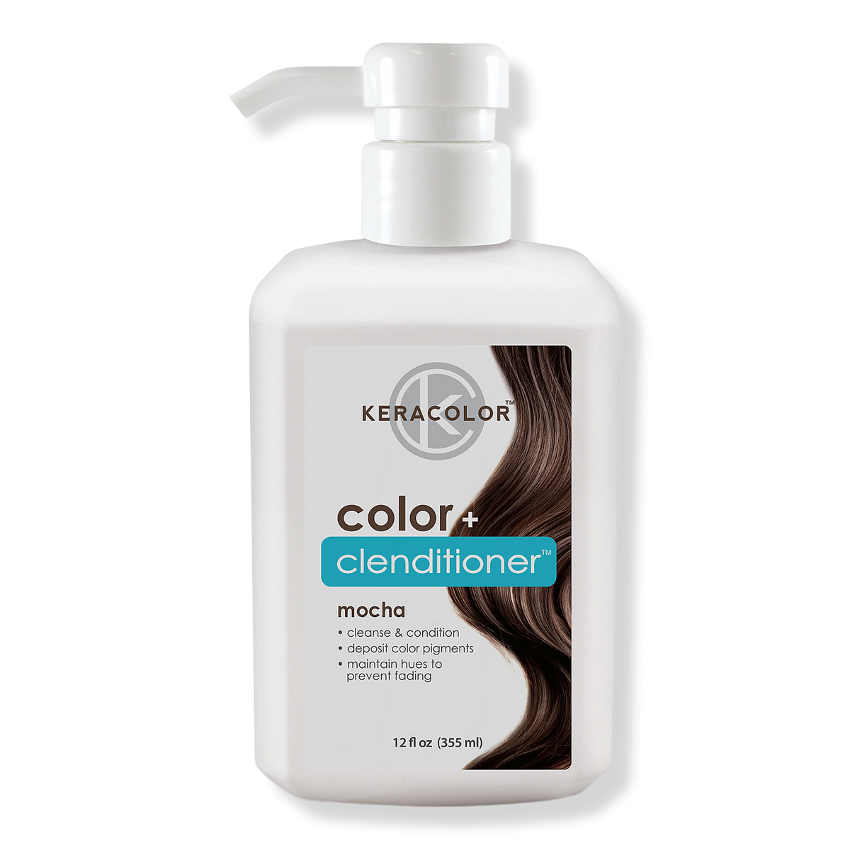 Keracolor Color + Clenditioner Mocha Farbpflege-Conditioner, 12 oz