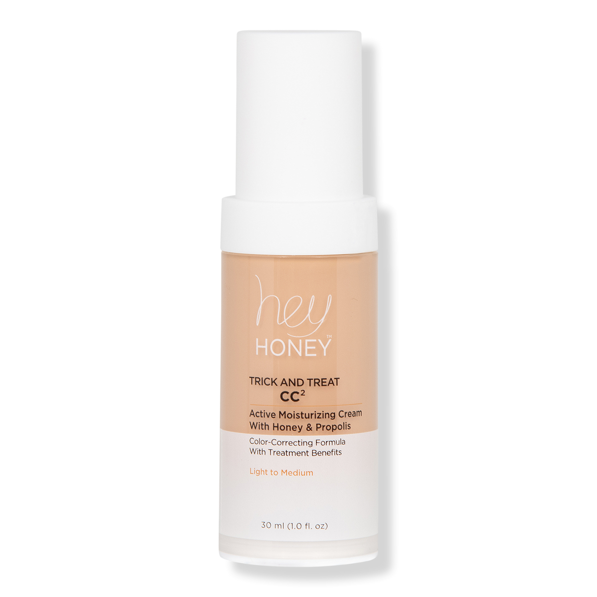 Hey Honey Trick & Treat CC² Active Propolis Color Correcting Cream, Light to Medium, 1 oz