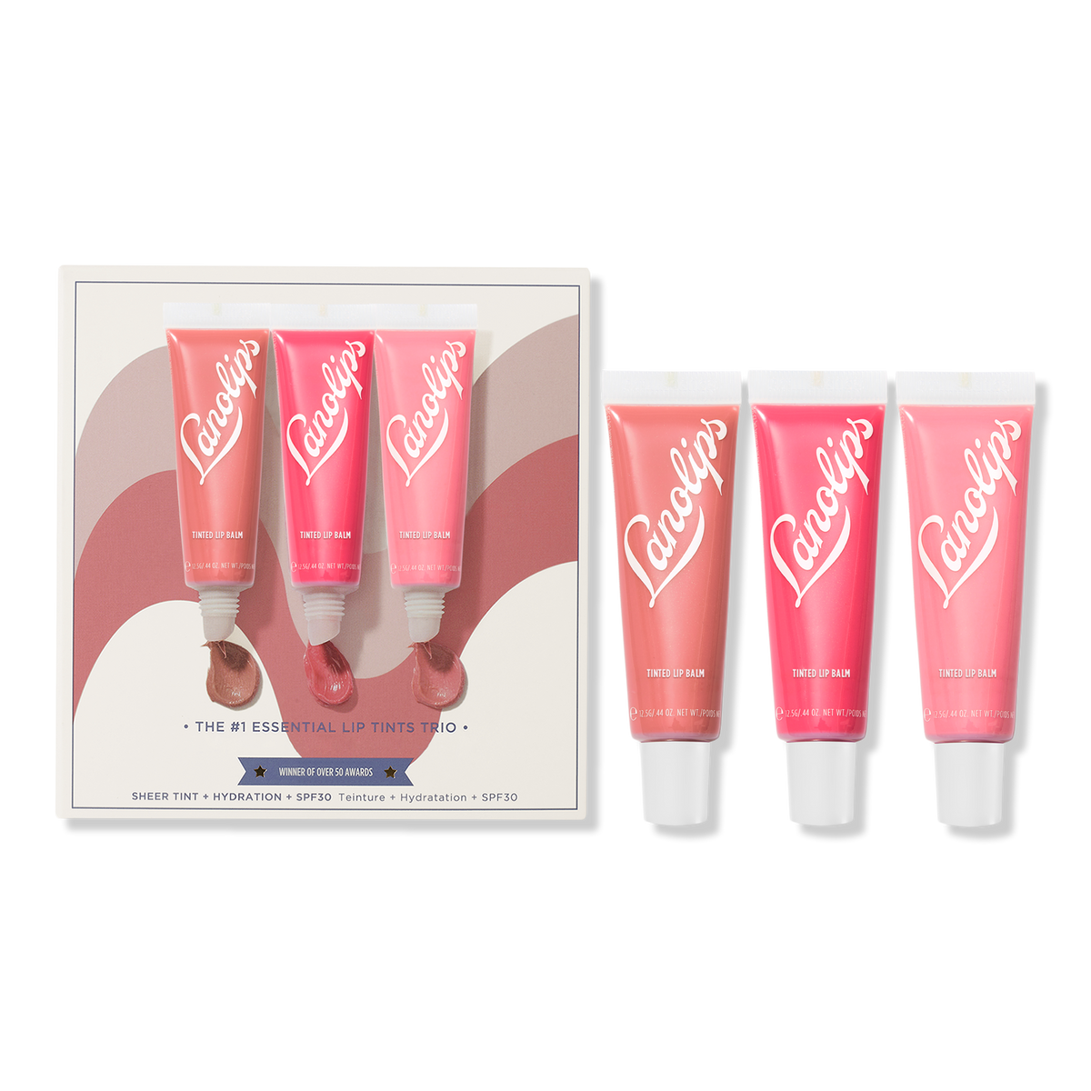 Lano Essential Lip Tints Trio, 1 ea