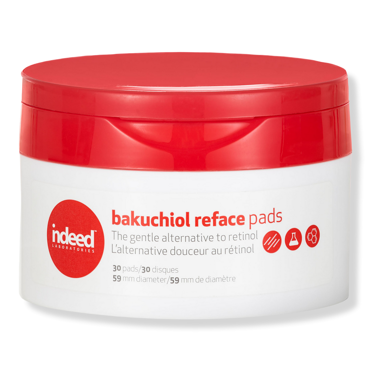 Indeed Labs Bakuchiol Reface Pads, 30 ea