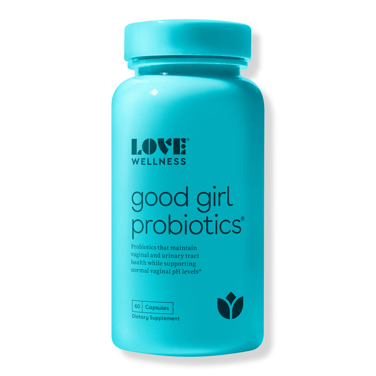 Love Wellness Good Girl Probiotics Capsules, 60 ea