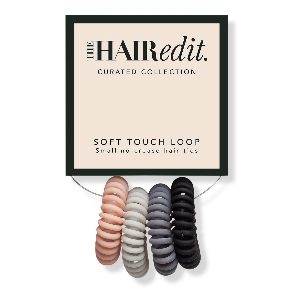 The Hair Edit Multi-Color Soft Touch Loops, 4 ea