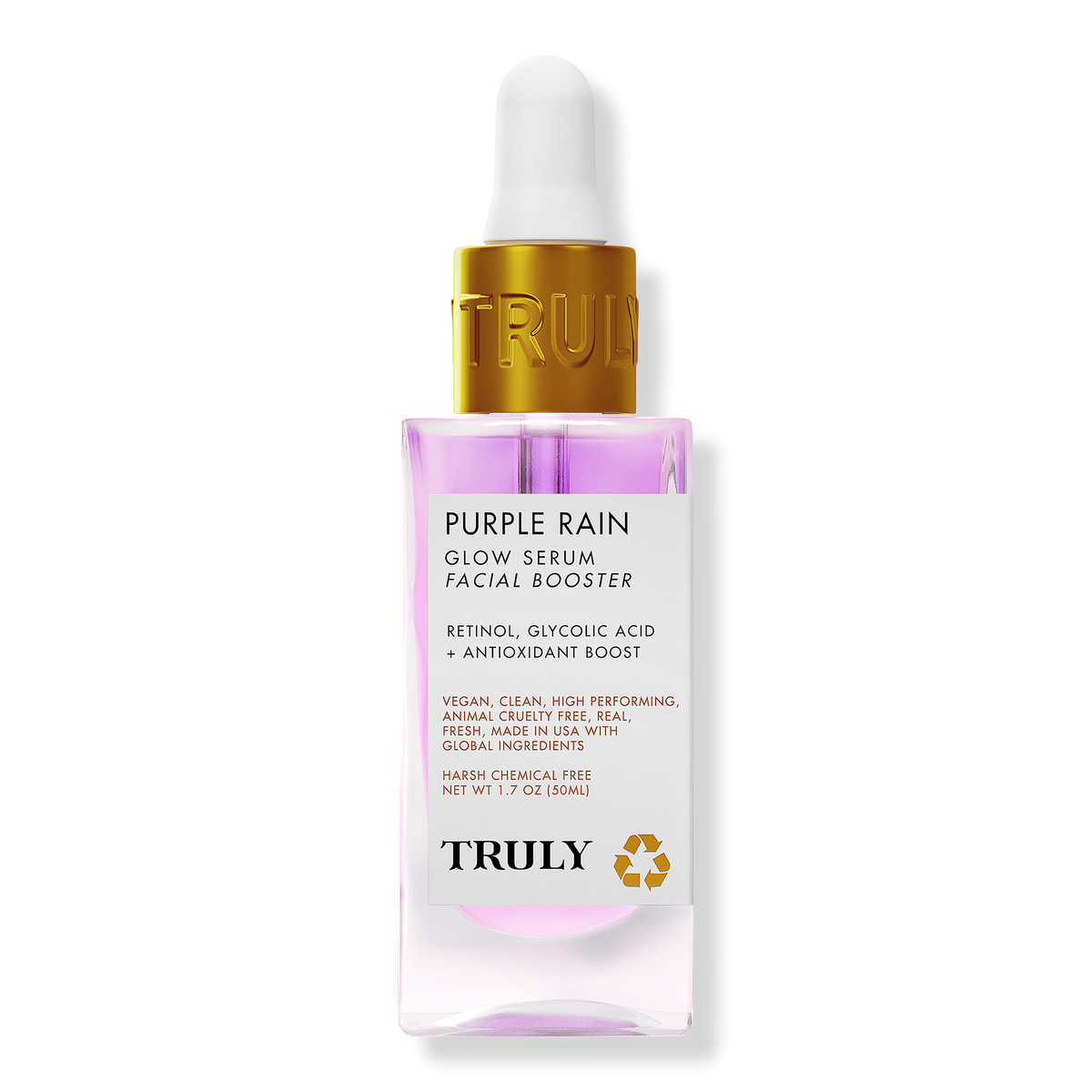 Truly Purple Rain Glow Serum Facial Booster, 1.7 oz