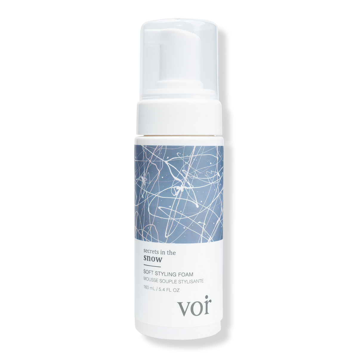 Voir Secrets in the Snow: Soft Styling Foam, Non-Aerosol, 5.4 oz