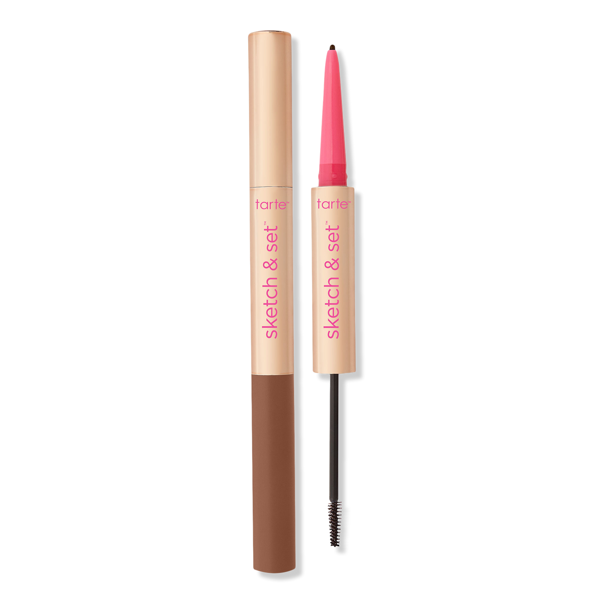 Tarte Big Ego Sketch & Set Brow Pencil & Tinted Gel, Medium Brown