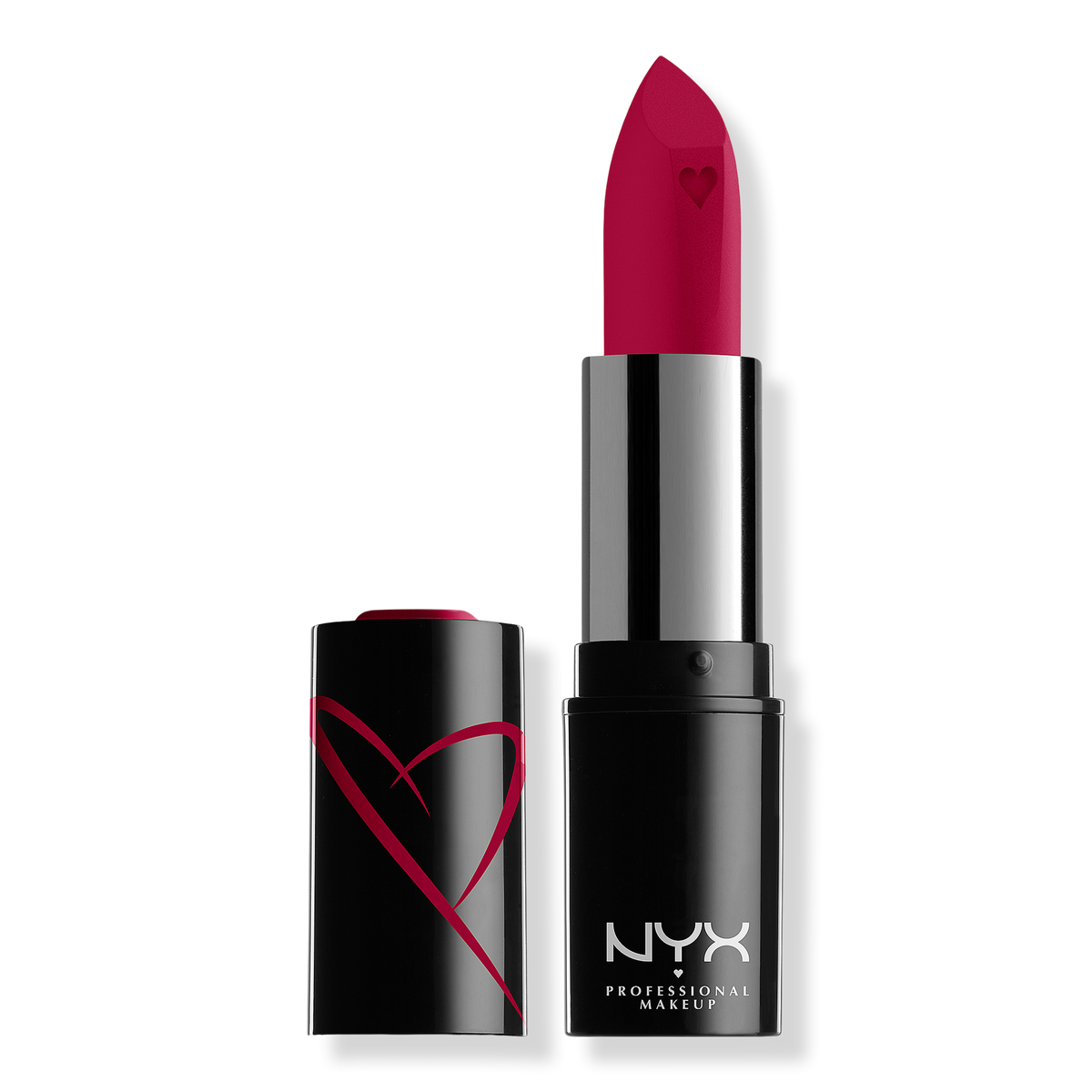 NYX Professional Makeup Shout Loud Mango & Shea Butter Infused Satin Lipstick, Wife Goals, 0.12 oz