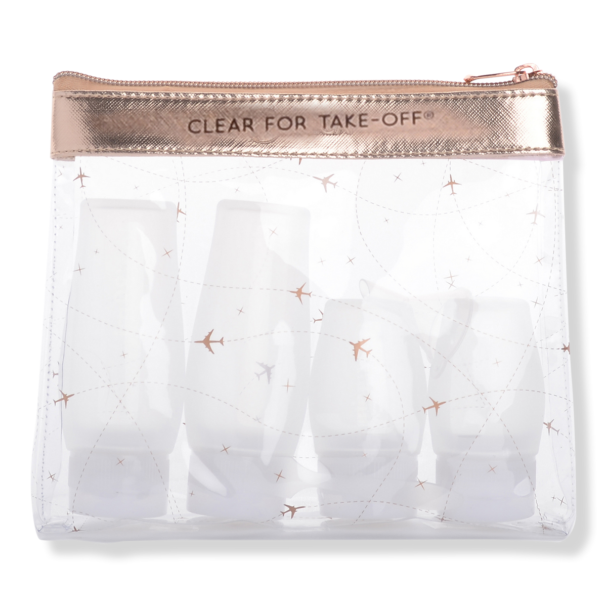 Miamica Rose Gold Silicone Bottle Set, 1 ea