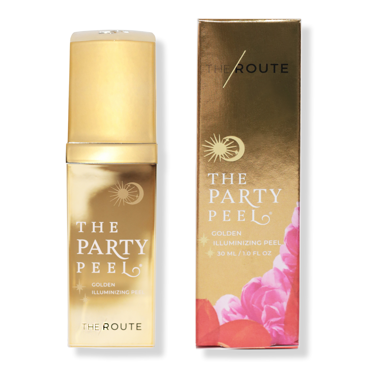 THE ROUTE The Party Peel, Golden Illuminizing Peel, 1 oz