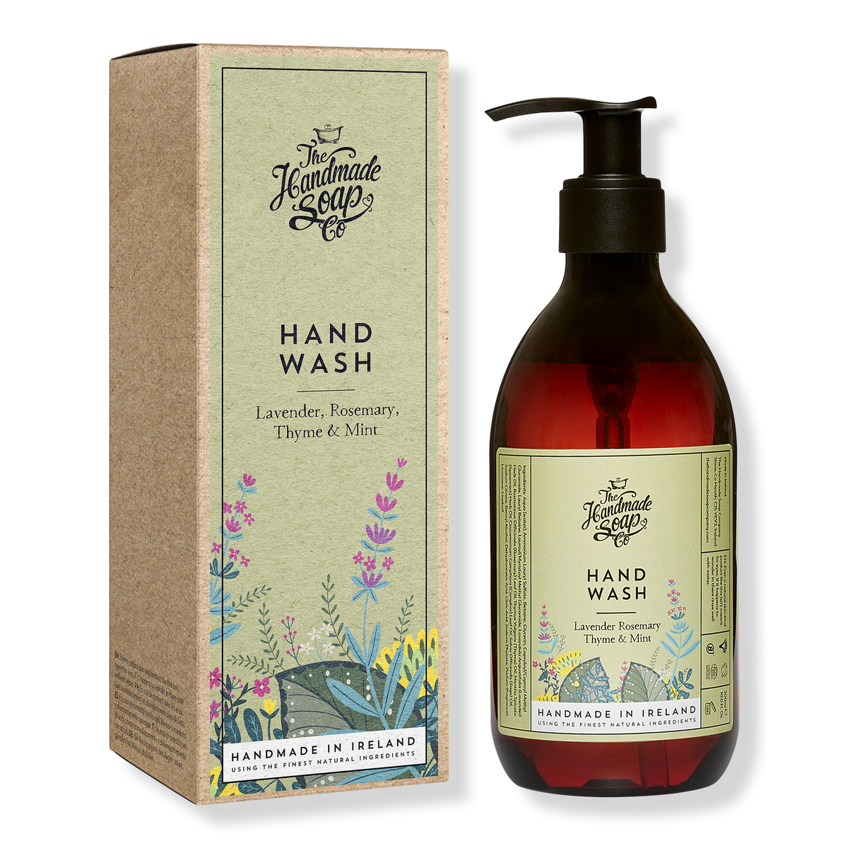 The Handmade Soap Co. Lavender, Rosemary, Thyme & Mint Hand Wash, 10 oz
