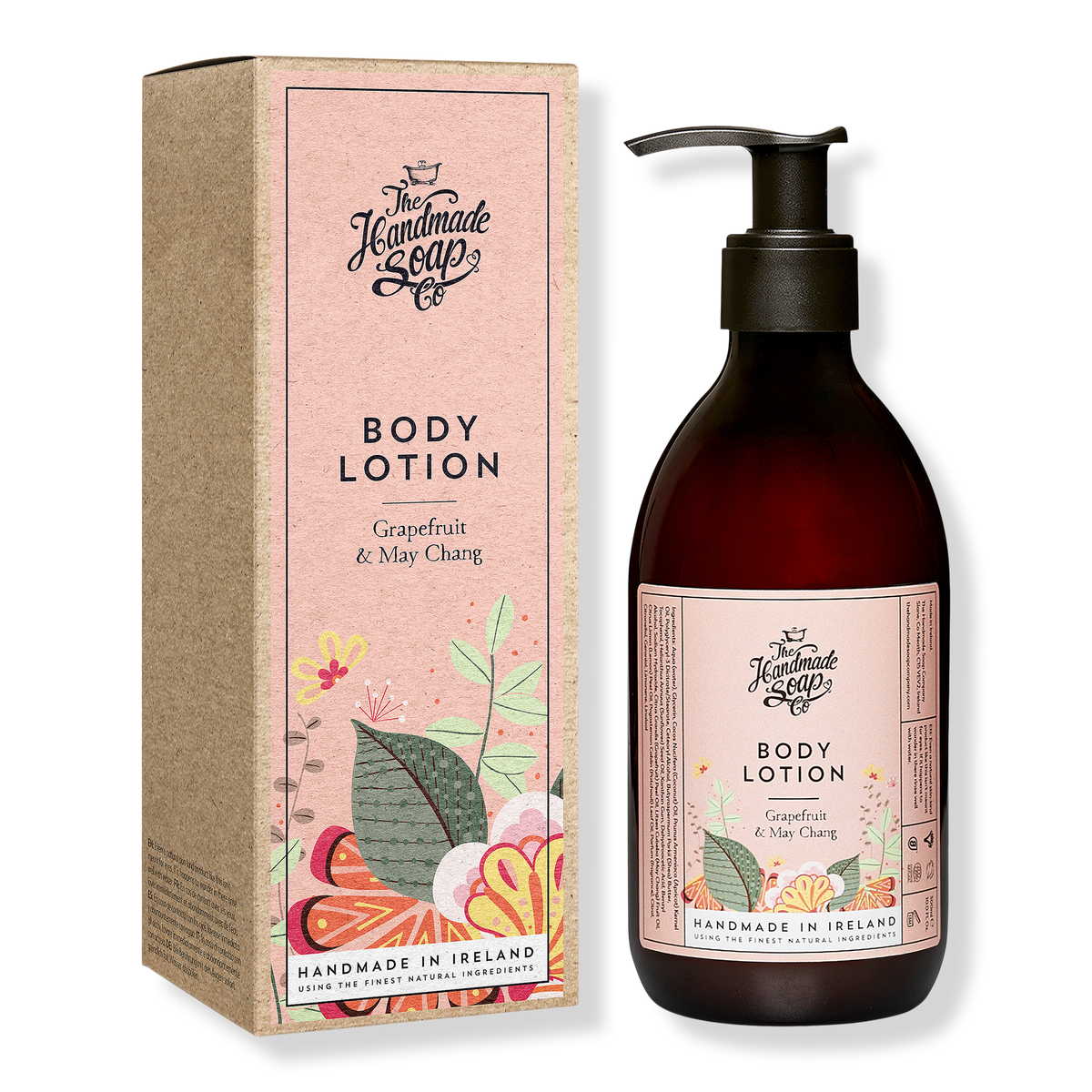 The Handmade Soap Co. Grapefruit & May Chang Body Lotion, 10 oz