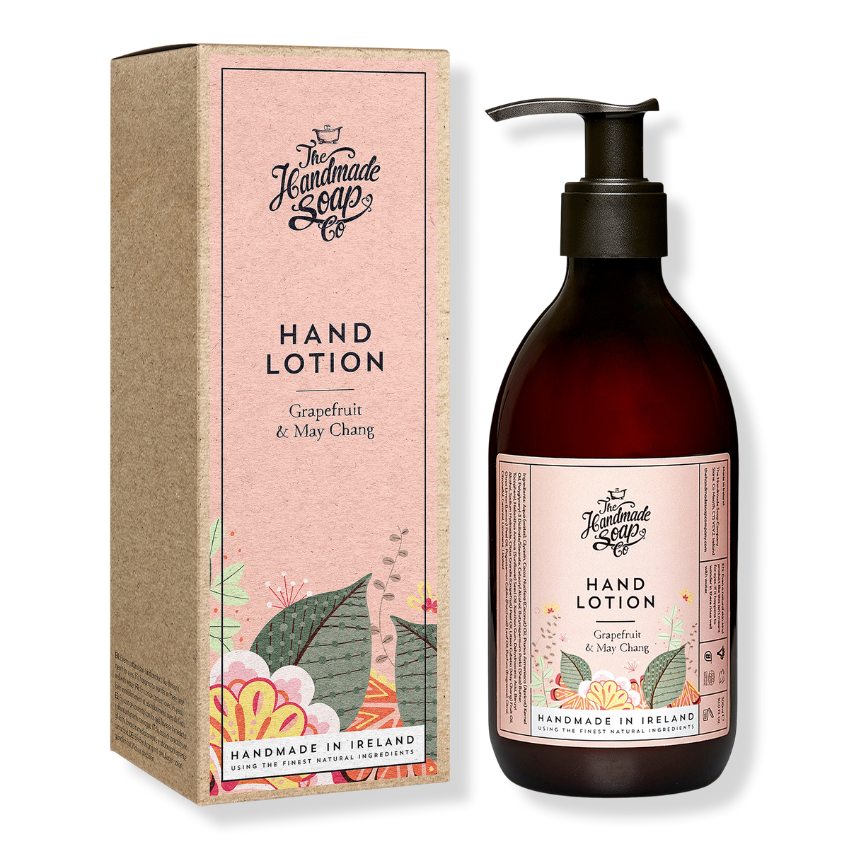 The Handmade Soap Co. Grapefruit & May Chang Hand Lotion, 10 oz