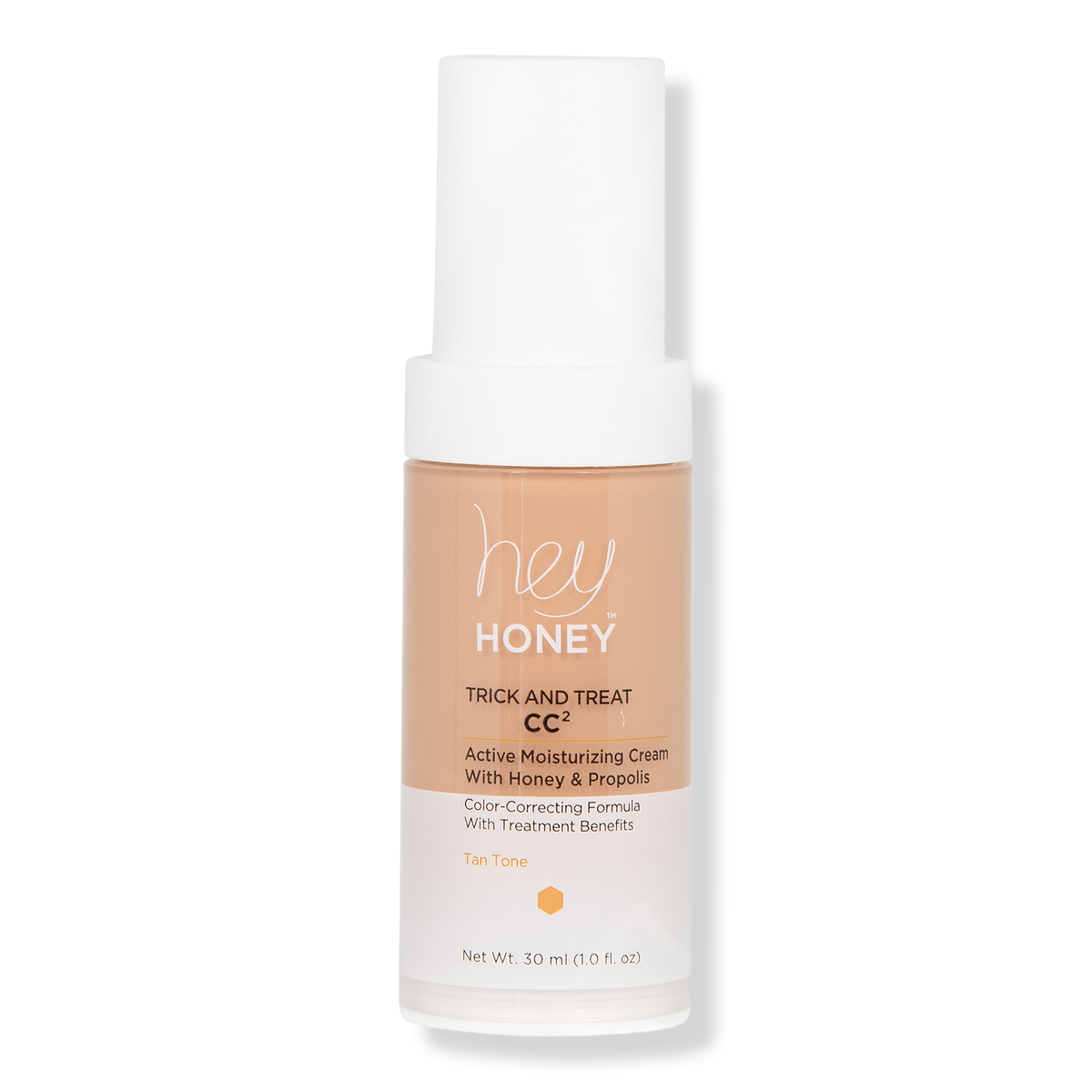 Hey Honey Trick & Treat CC² Active Propolis Farbkorrigierende Creme, Tan, 1 oz