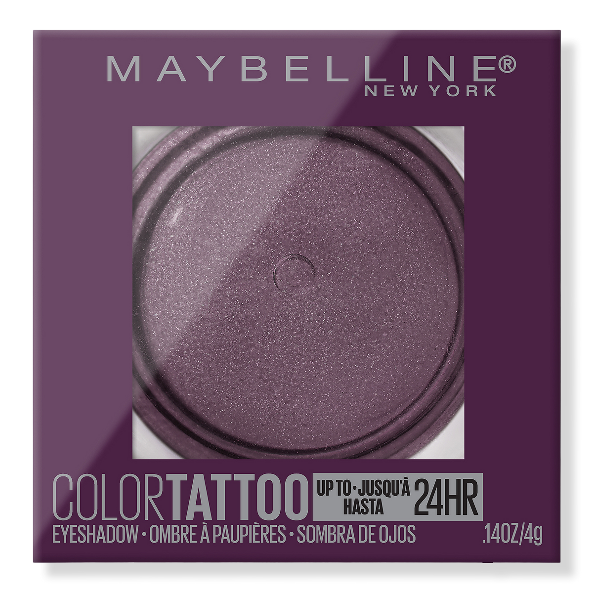 Maybelline Color Tattoo Cream Eyeshadow Pot, Knockout, 0.14 oz