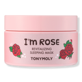 TONYMOLY I'm Rose Revitalizing Sleeping Mask, 3.3 oz