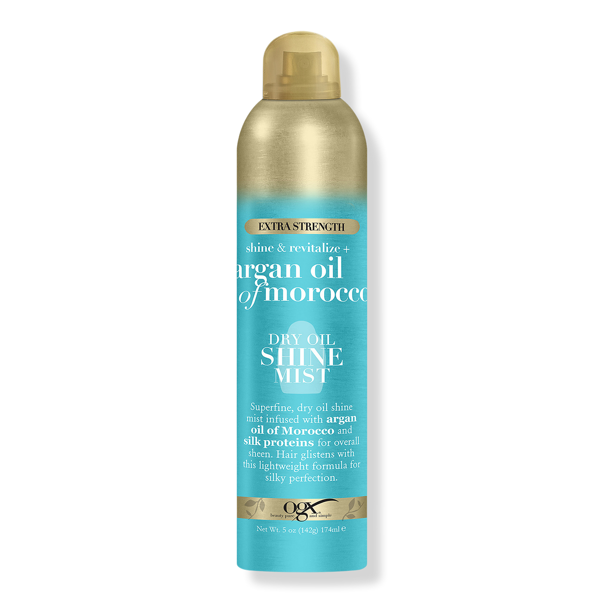 OGX Argan Oil of Morocco Shine & Revitalize Extra Strength Dry Oil Shine Mist Haaröl-Spray, 5 oz