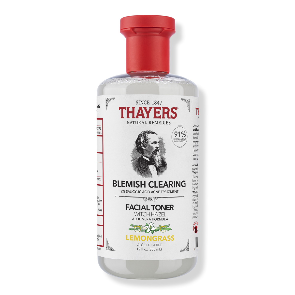 Thayers Witch Hazel Blemish Clearing Toner, 12 oz