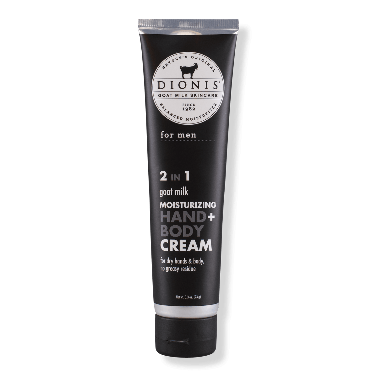 Dionis Men's 2 In 1 Natural Goat Milk Moisturizing Hand + Body Cream, 3.3 oz - OTC Shoppe Express