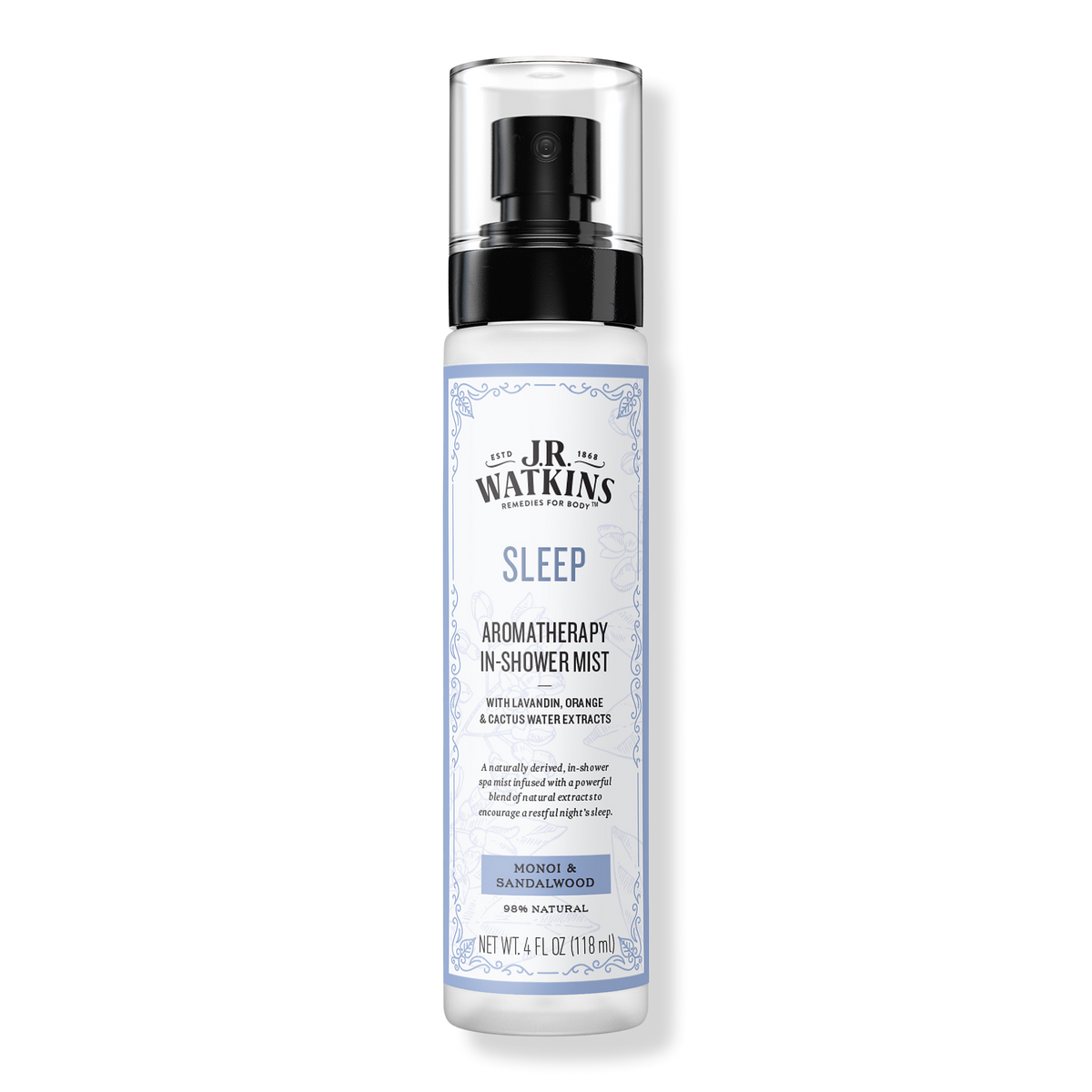J.R. Watkins SLEEP Aromatherapy Duschspray für die Dusche, 4 oz