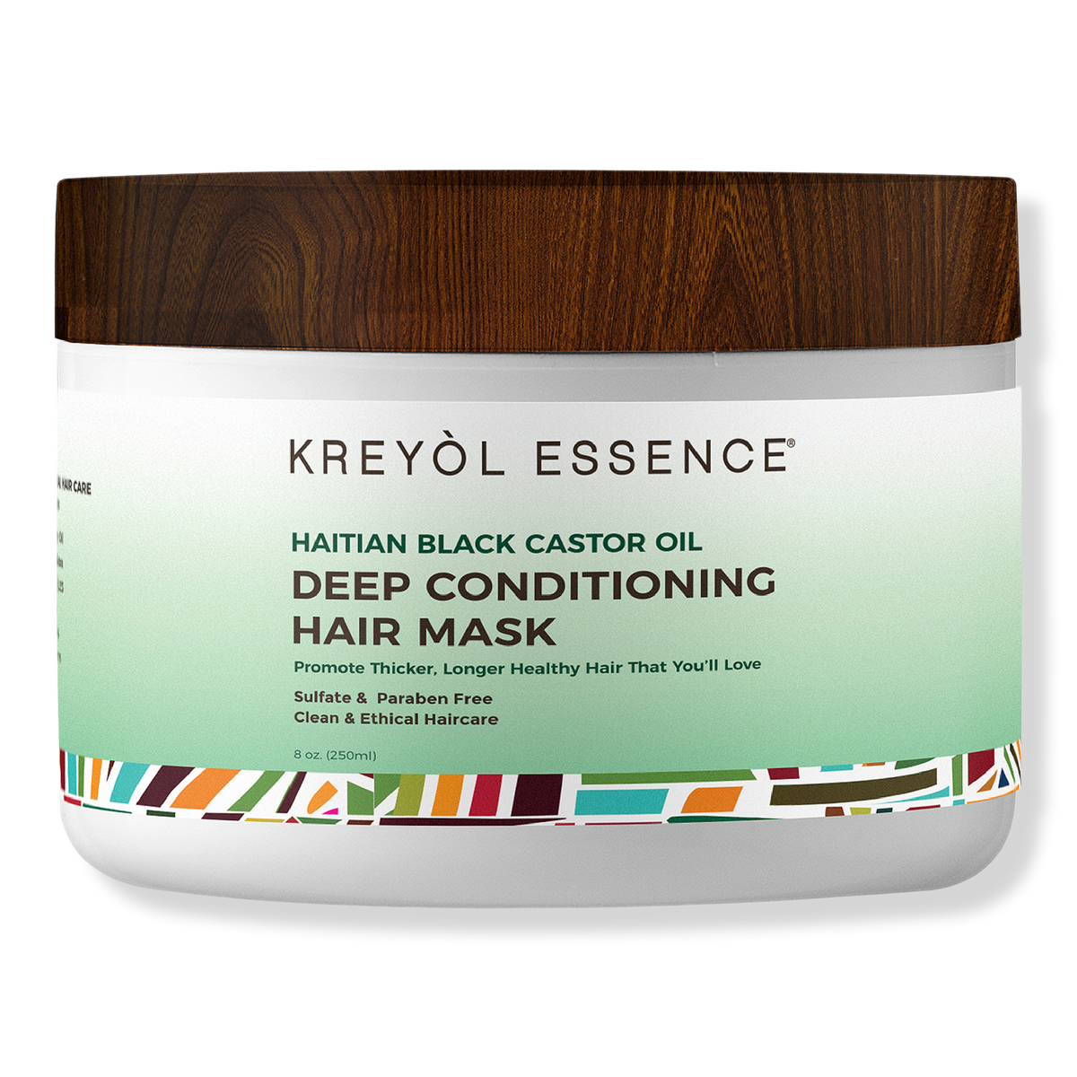 Kreyòl Essence Haitian Black Castor Oil Intensive Haarkur Haarmaske, 8 oz