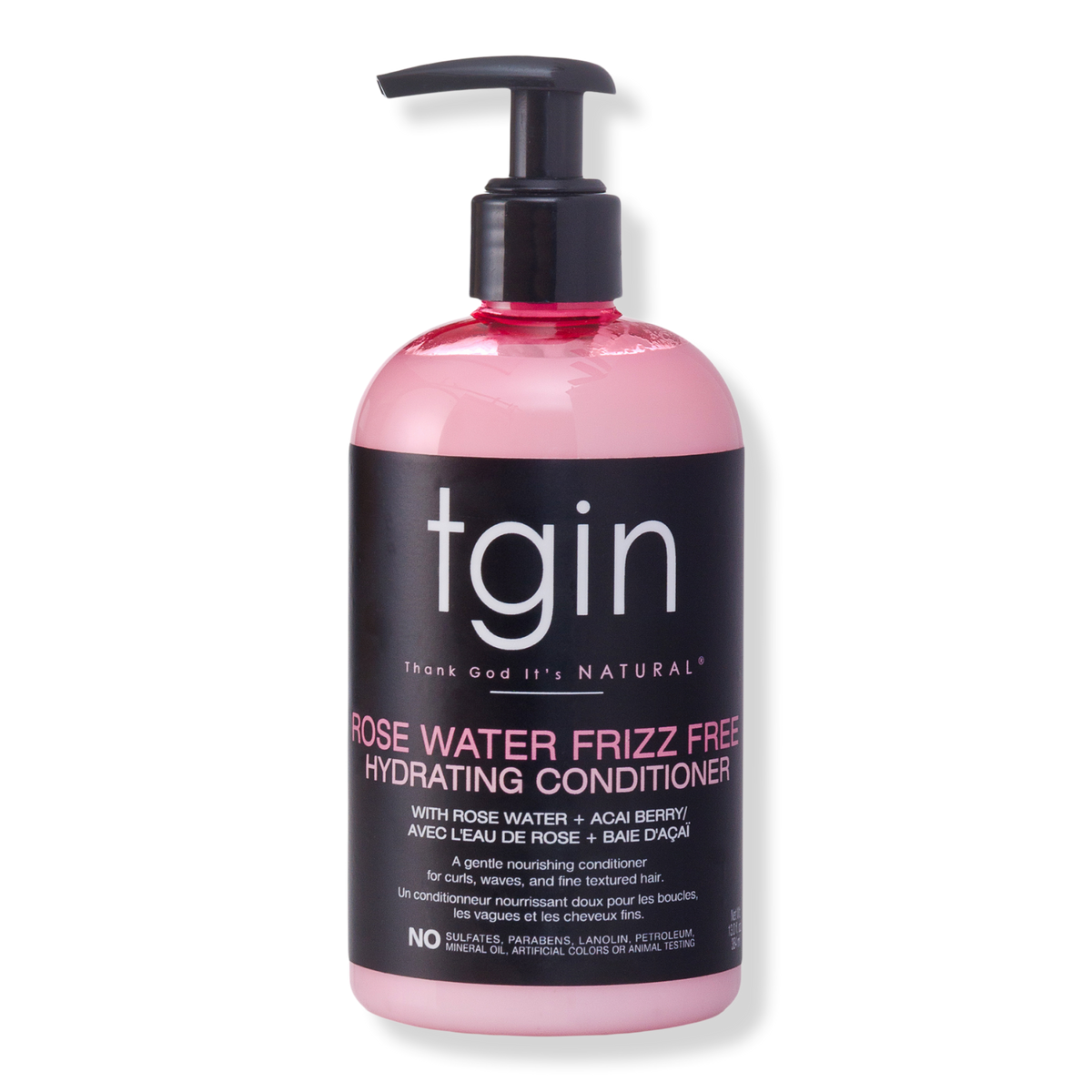 tgin Rosewater Frizz Free Hydrating Conditioner, 13 oz
