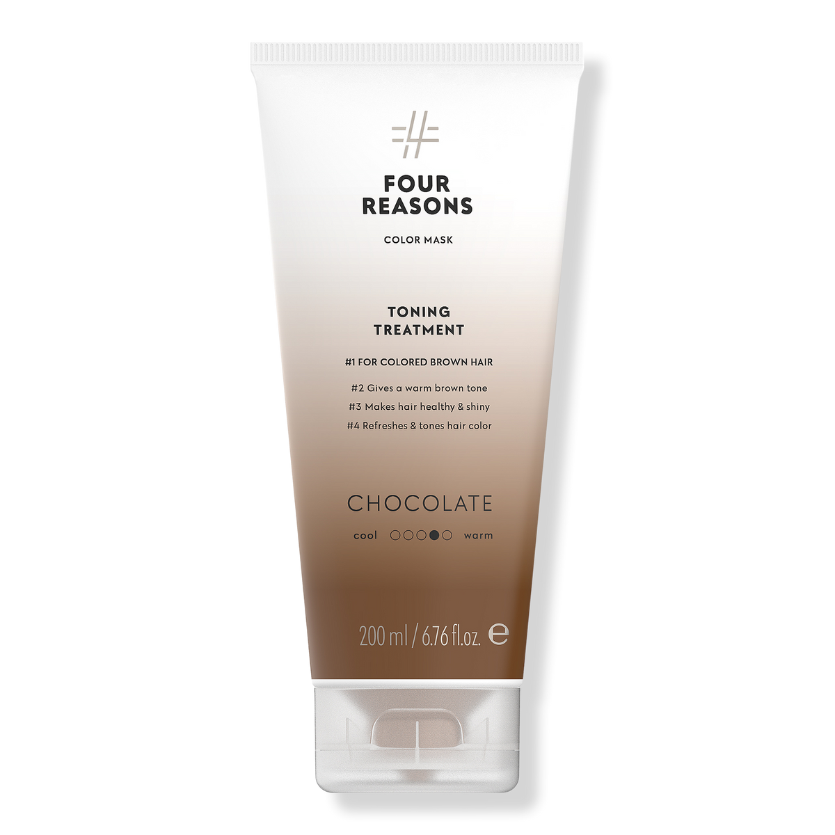 Four Reasons Color Mask Haartönung Pflegekur, Chocolate, 6.8 oz