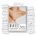 Inked by Dani Temporary Tattoos Self Love Pack