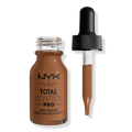 NYX Professional Makeup Total Control Pro Drop Skin-True Buildable Vegan Foundation, Cappuccino, 0.43 oz