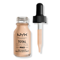 NYX Professional Makeup Total Control Pro Drop Skin-True Aufbaubare Vegane Foundation, Light Ivory, 0.43 oz