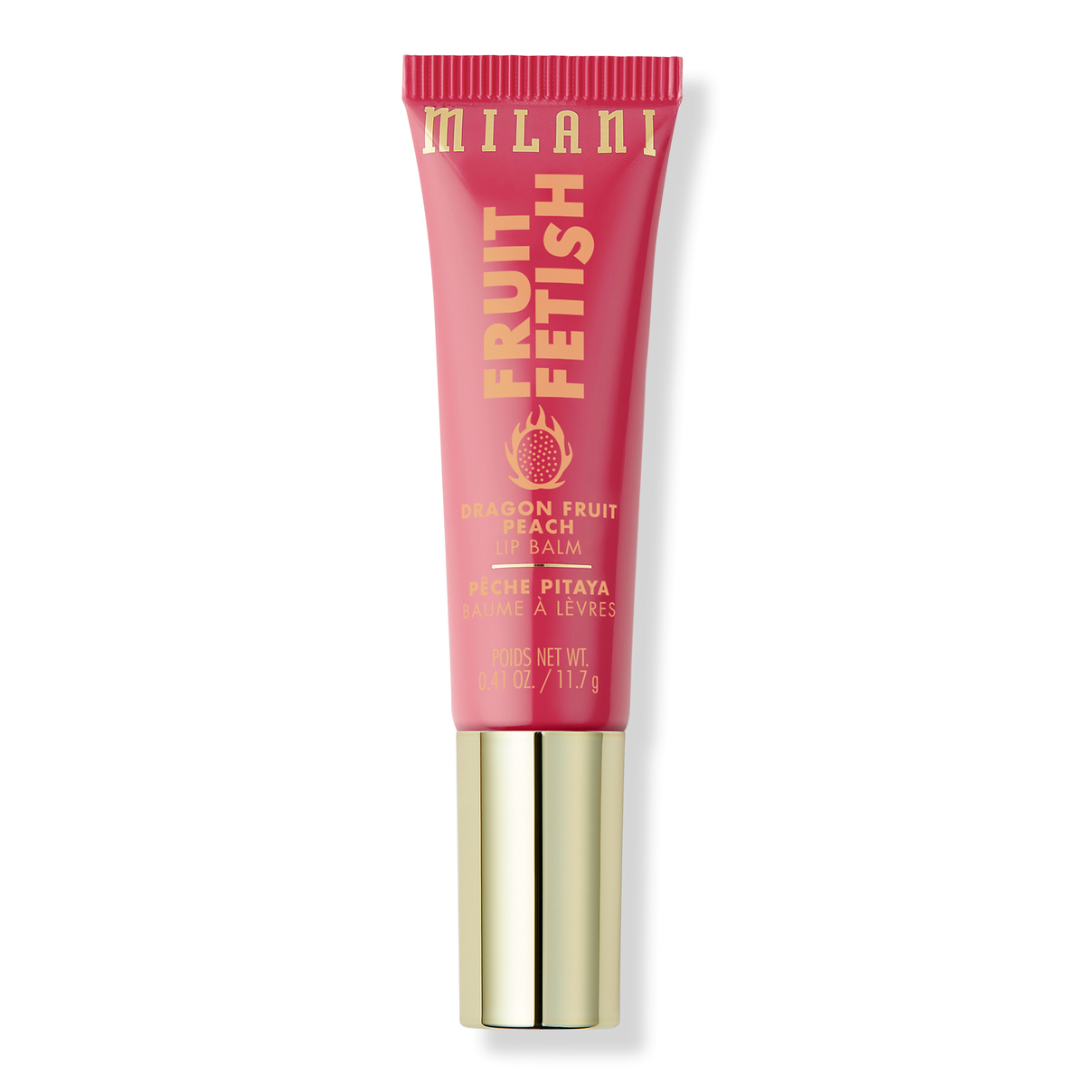 Milani Fruit Fetish Lip Balm, Dragonfruit Peach, 0.41 oz