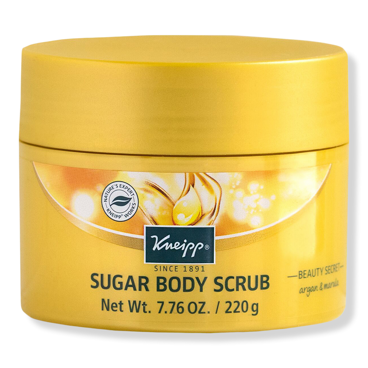 Kneipp Beauty Secret Argan & Marula Körperpeeling mit Zucker, 7.7 oz