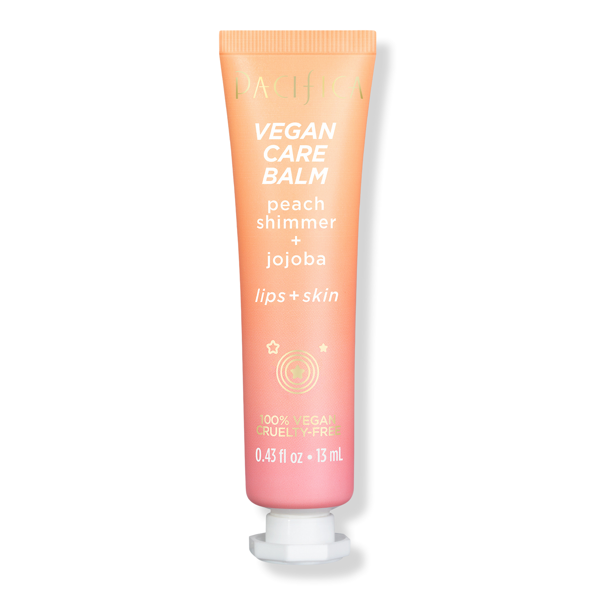Pacifica Peach Shimmer Vegan Care Balm mit Jojoba, 0.43 oz