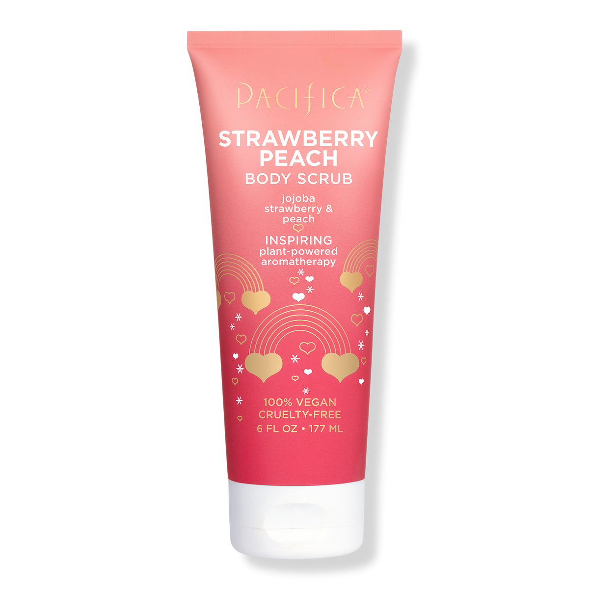 Pacifica Strawberry Peach Körperpeeling, 6 oz