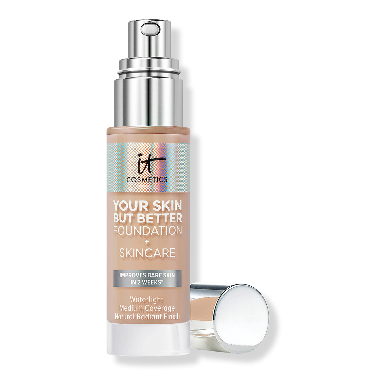 IT Cosmetics Your Skin But Better Foundation + Skincare Make-up, Light Neutral 22, 1 oz