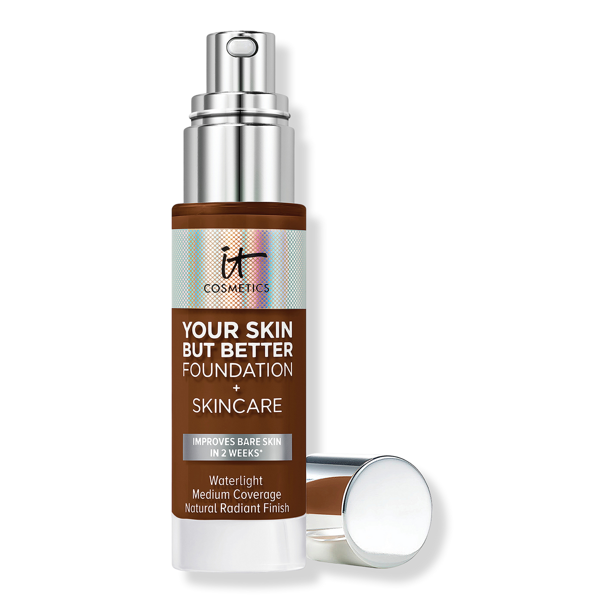 IT Cosmetics Your Skin But Better Foundation + Skincare, Deep Neutral 61, 1 oz