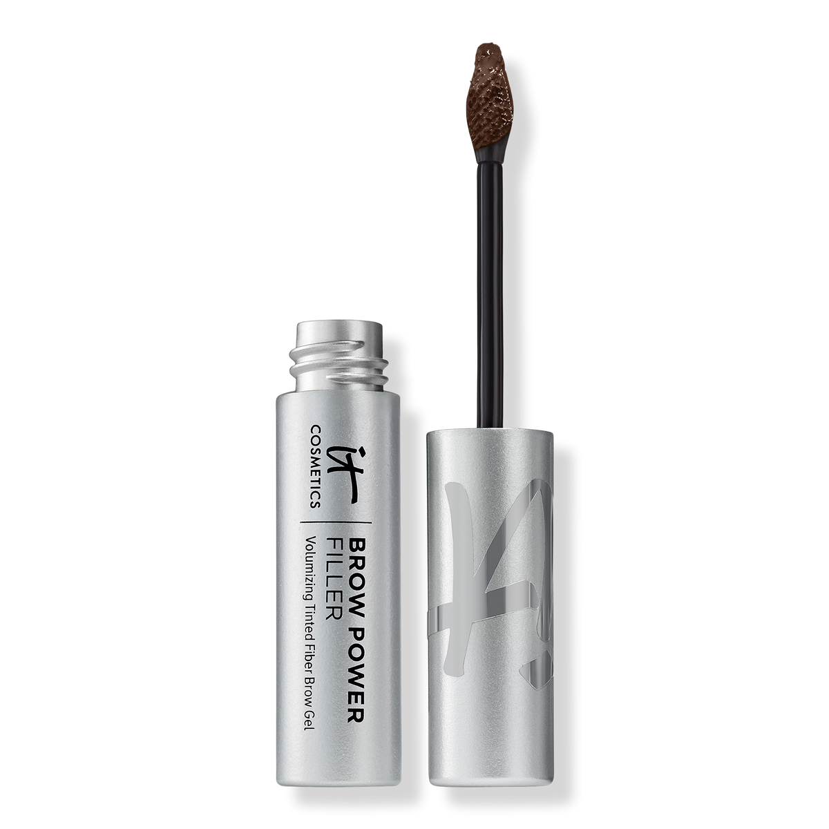 IT Cosmetics Brow Power Filler Volumizing Tinted Fiber Eyebrow Gel, Taupe, 0.14 oz