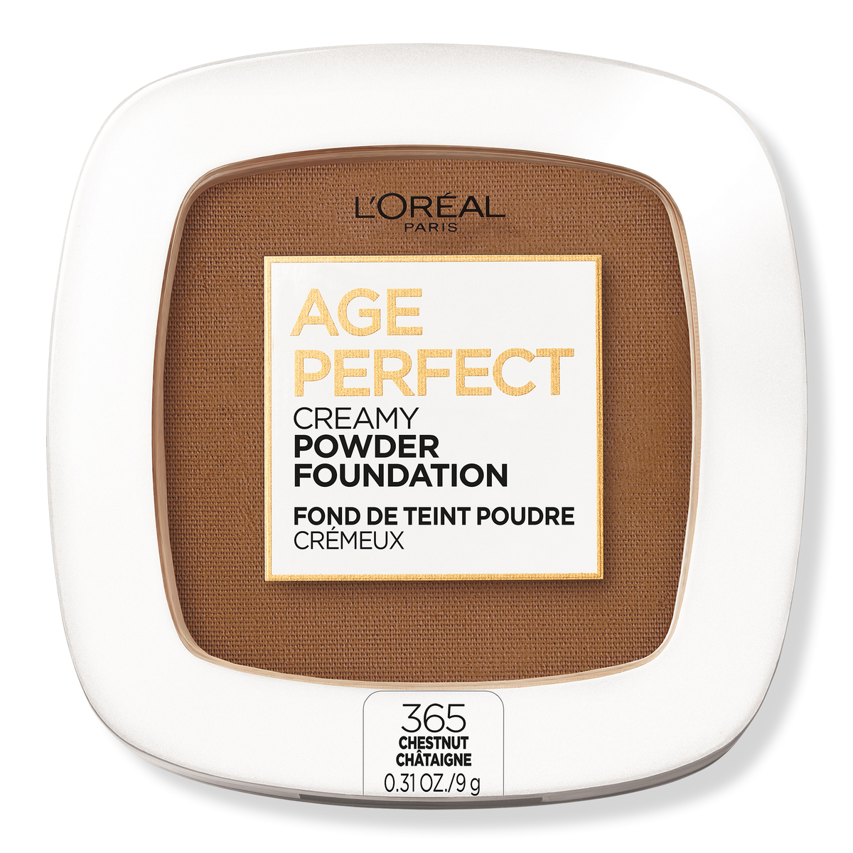 L'Oréal Age Perfect Creamy Powder Foundation, Chestnut, 0.31 oz