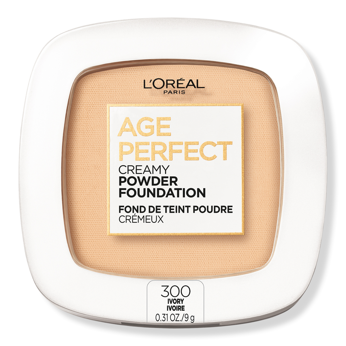 L'Oréal Age Perfect Creamy Powder Foundation, Ivory, 0.31 oz