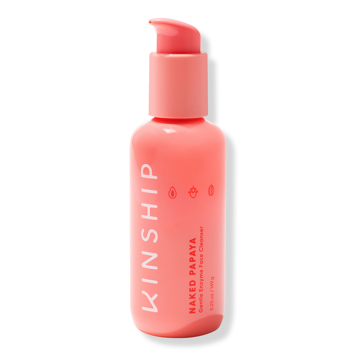 Kinship Naked Papaya Gentle Enzyme Gesichtsreiniger, 5.25 oz