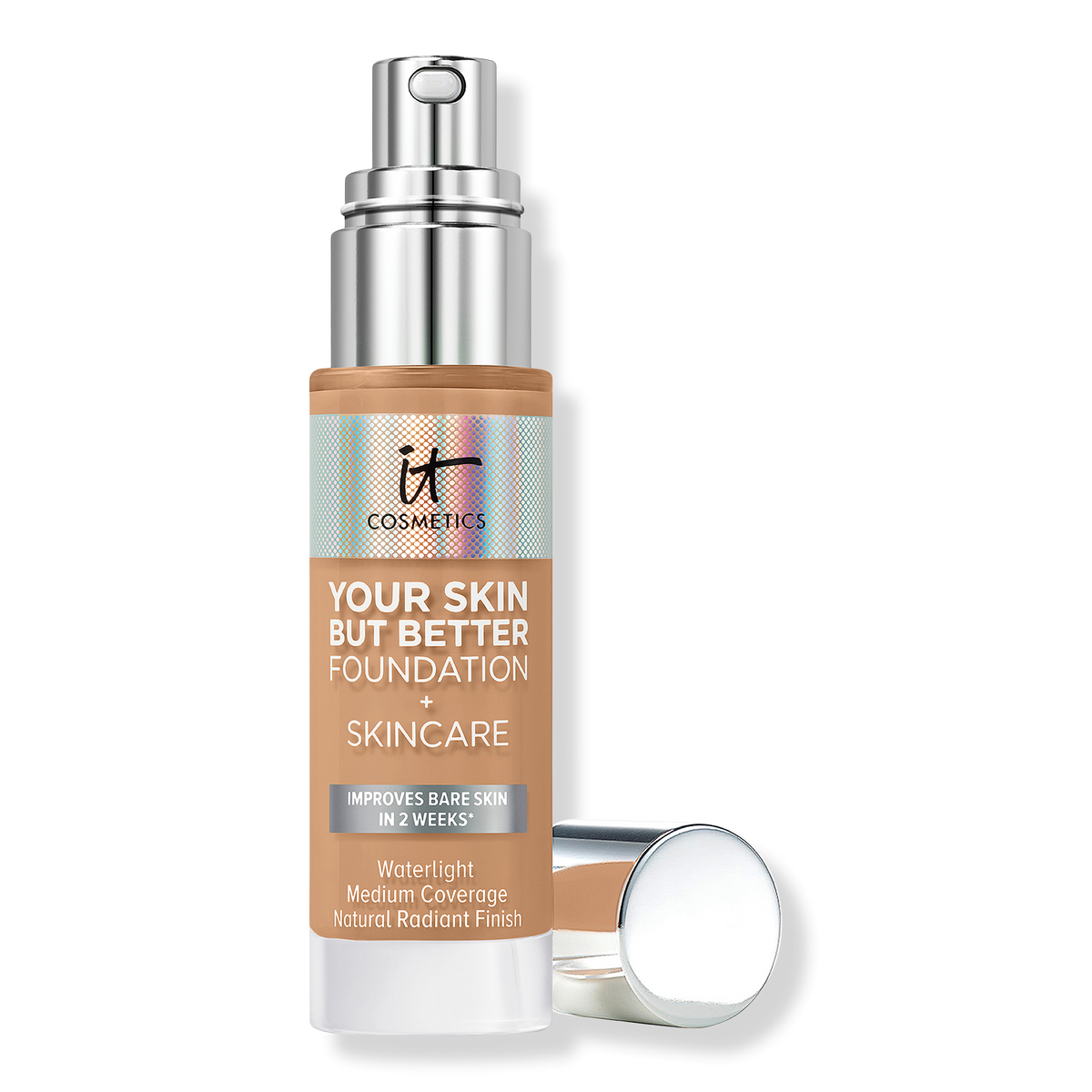 IT Cosmetics Your Skin But Better Foundation + Skincare Make-up, Tan Neutral 39, 1 oz