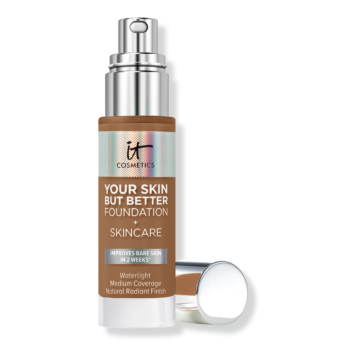IT Cosmetics Your Skin But Better Foundation + Skincare Make-up, Rich Neutral 51.25, 1 oz