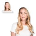Locks & Mane 18-inch Clip-in Human Hair Extension, Cinnamon Bun