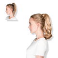 Locks & Mane 14-inch Human Hair Ponytail, Cinnamon Bun