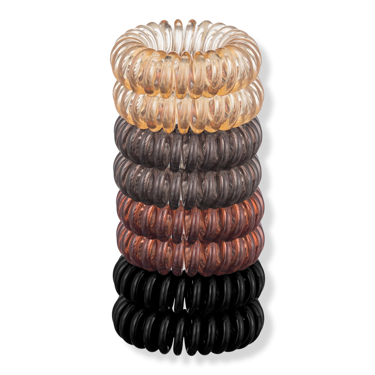 Kitsch Brunette Hair Coils, 8 ea