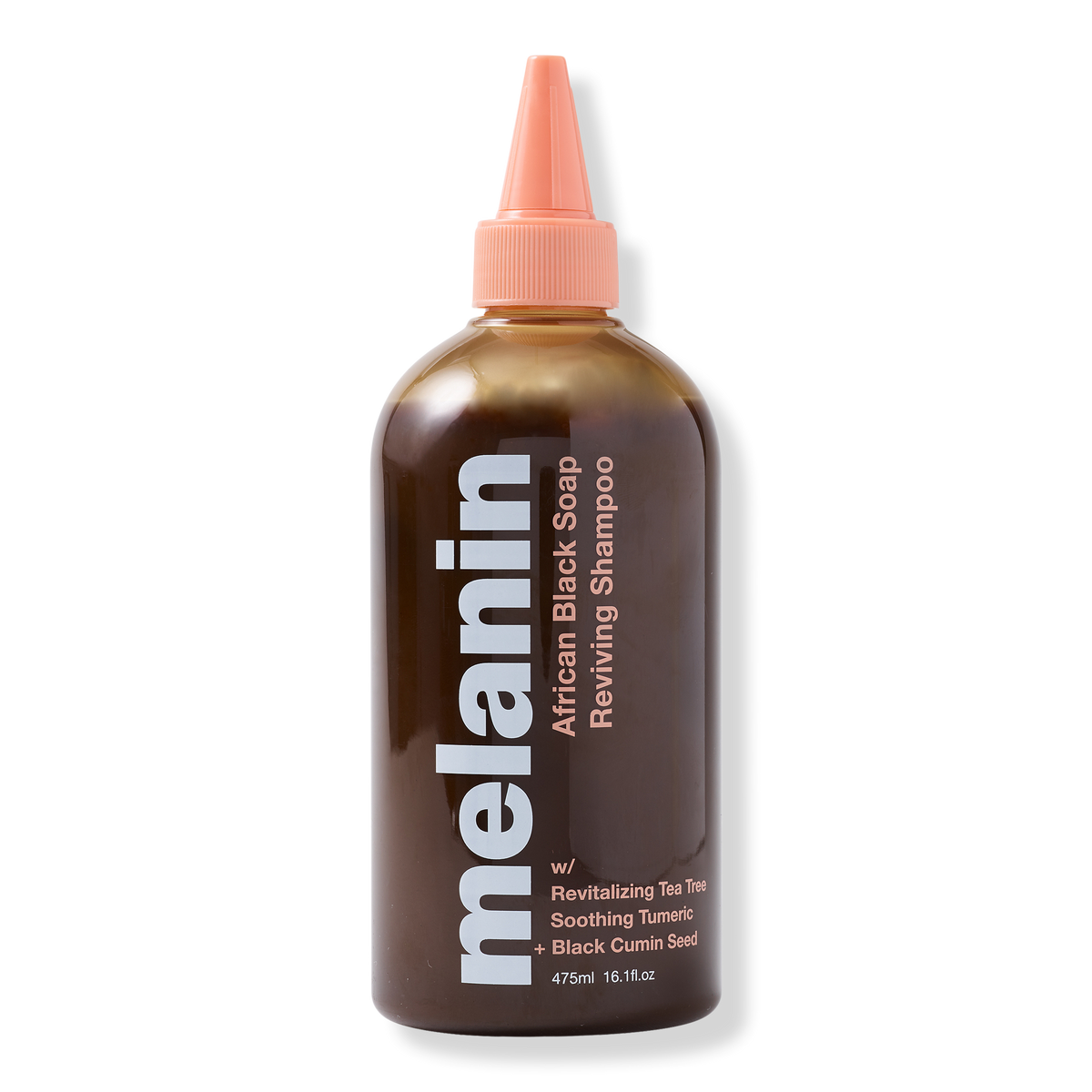 Melanin Haircare African Black Soap Reviving Shampoo, 16 oz