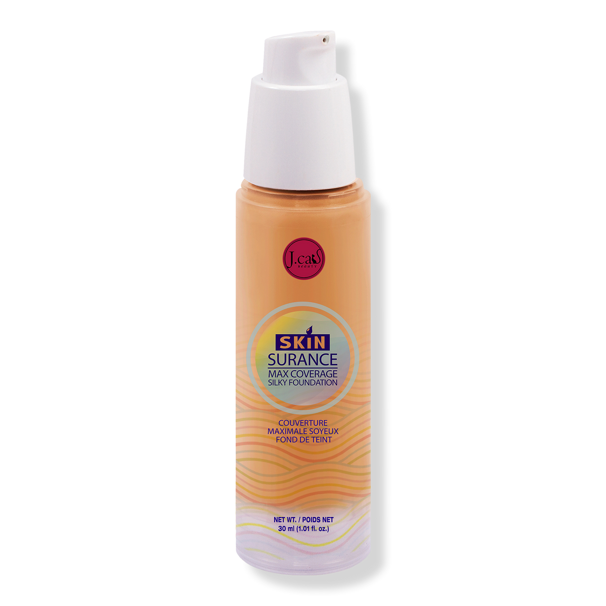 J.Cat Beauty Skinsurance Max Coverage Silky Foundation, Soft Tan