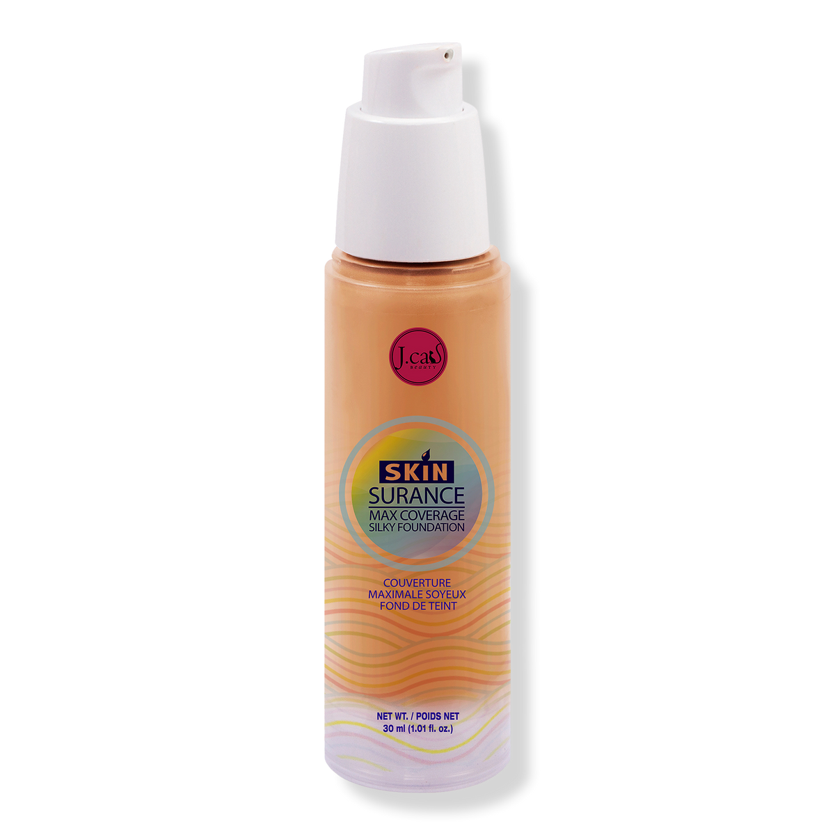 J.Cat Beauty Skinsurance Max Coverage Silky Foundation, Cappucino