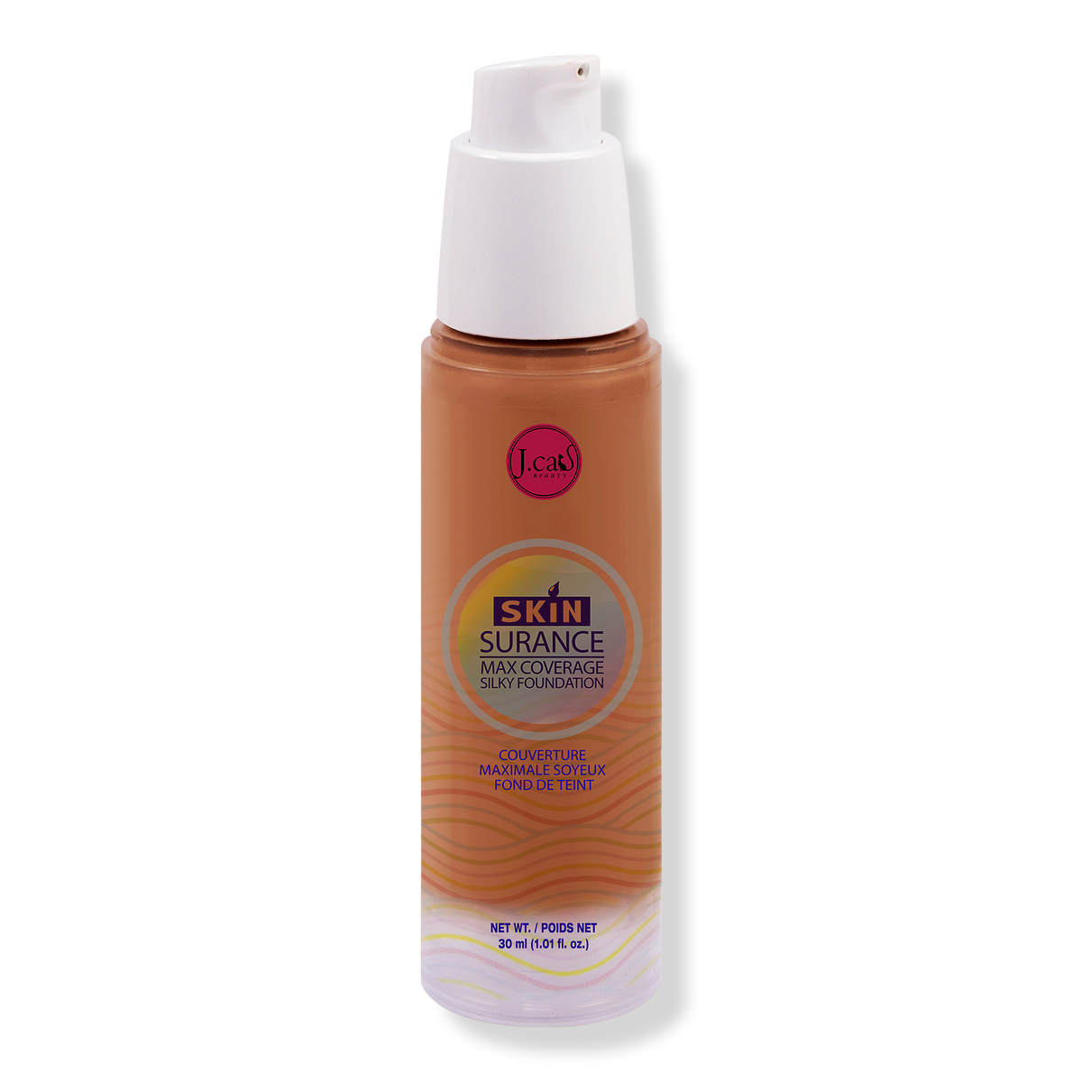 J.Cat Beauty Skinsurance Max Coverage Silky Foundation, Sweet Coco